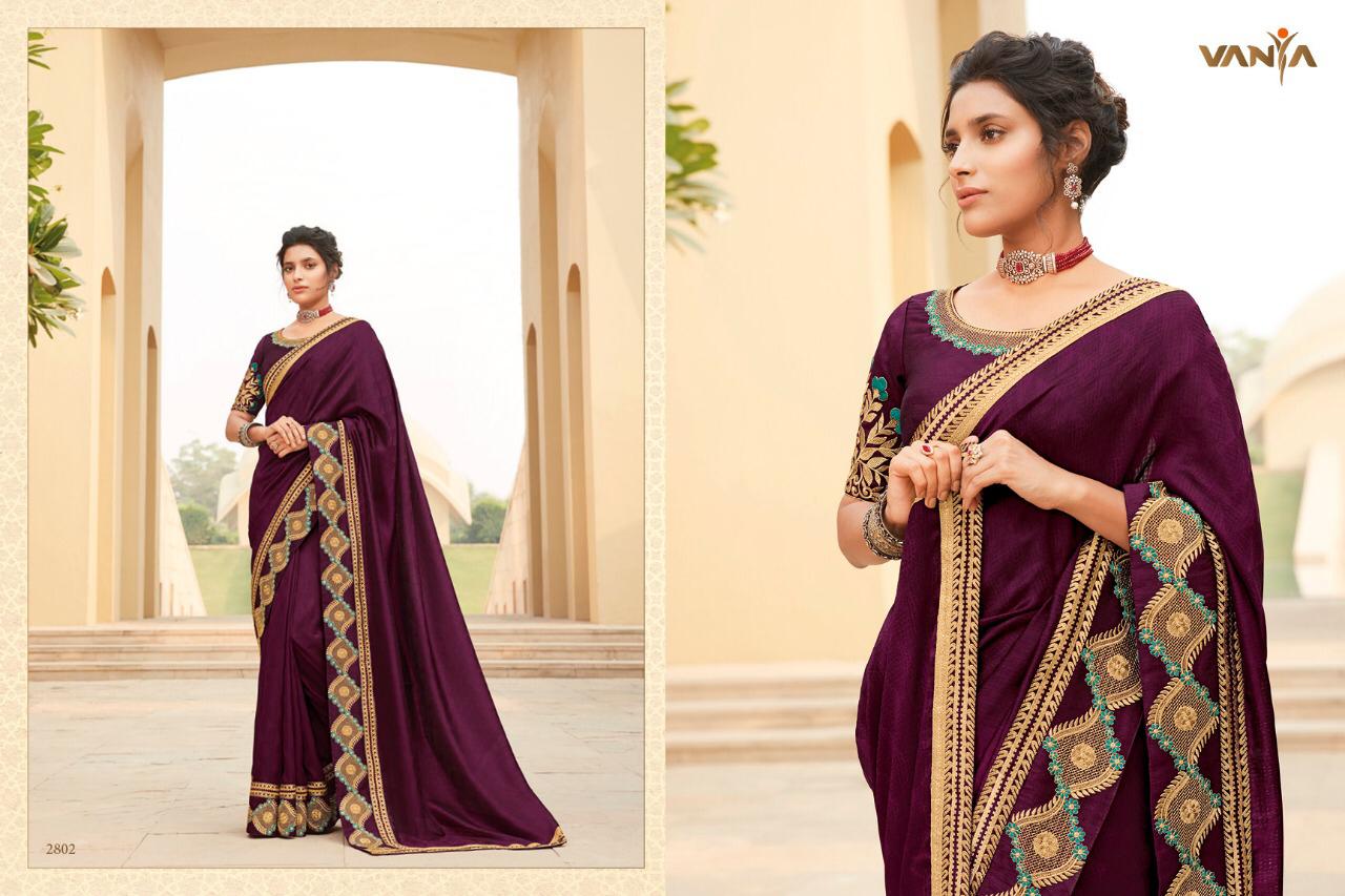 Vanya Launch Vanya Vol 18 2801-2816 Series Fancy Party Wear Designer Saree Catalogs