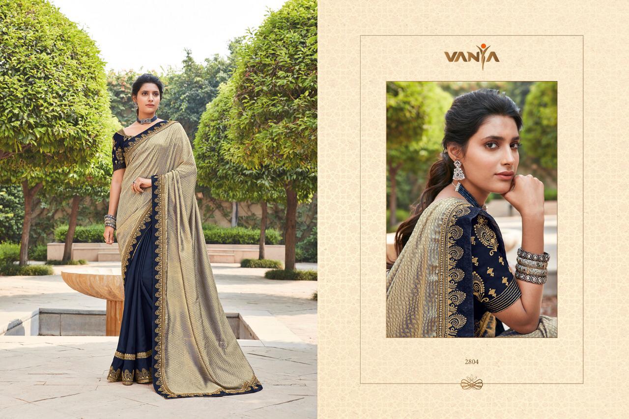 Vanya Launch Vanya Vol 18 2801-2816 Series Fancy Party Wear Designer Saree Catalogs