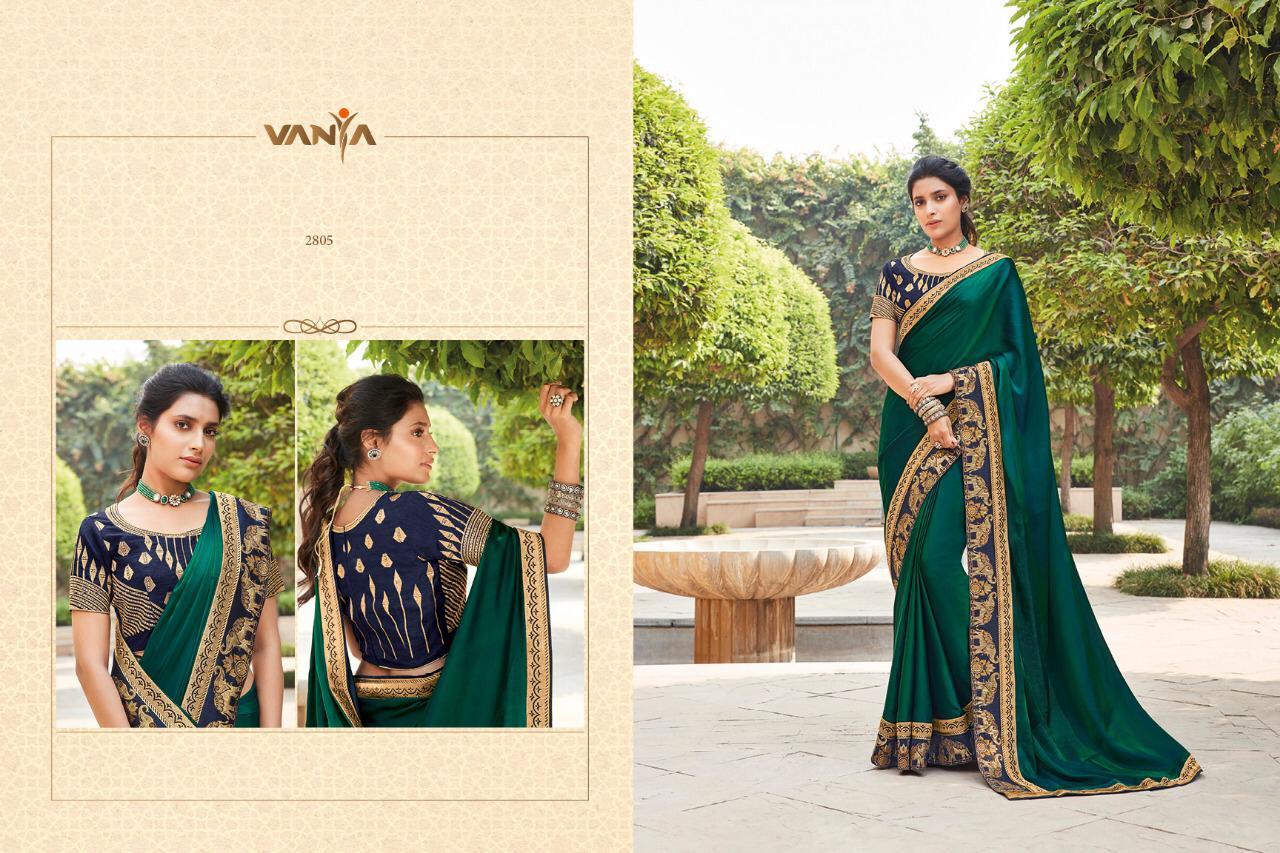 Vanya Launch Vanya Vol 18 2801-2816 Series Fancy Party Wear Designer Saree Catalogs