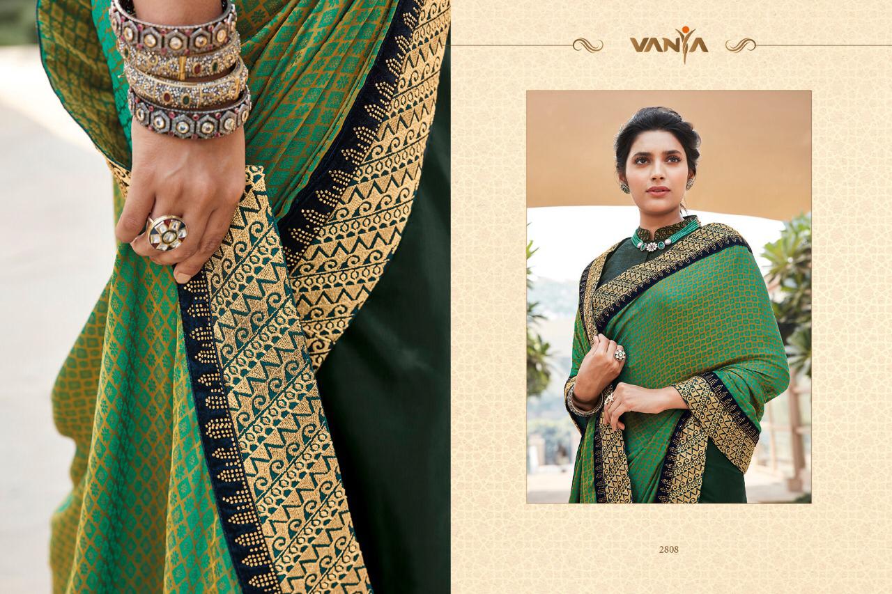Vanya Launch Vanya Vol 18 2801-2816 Series Fancy Party Wear Designer Saree Catalogs