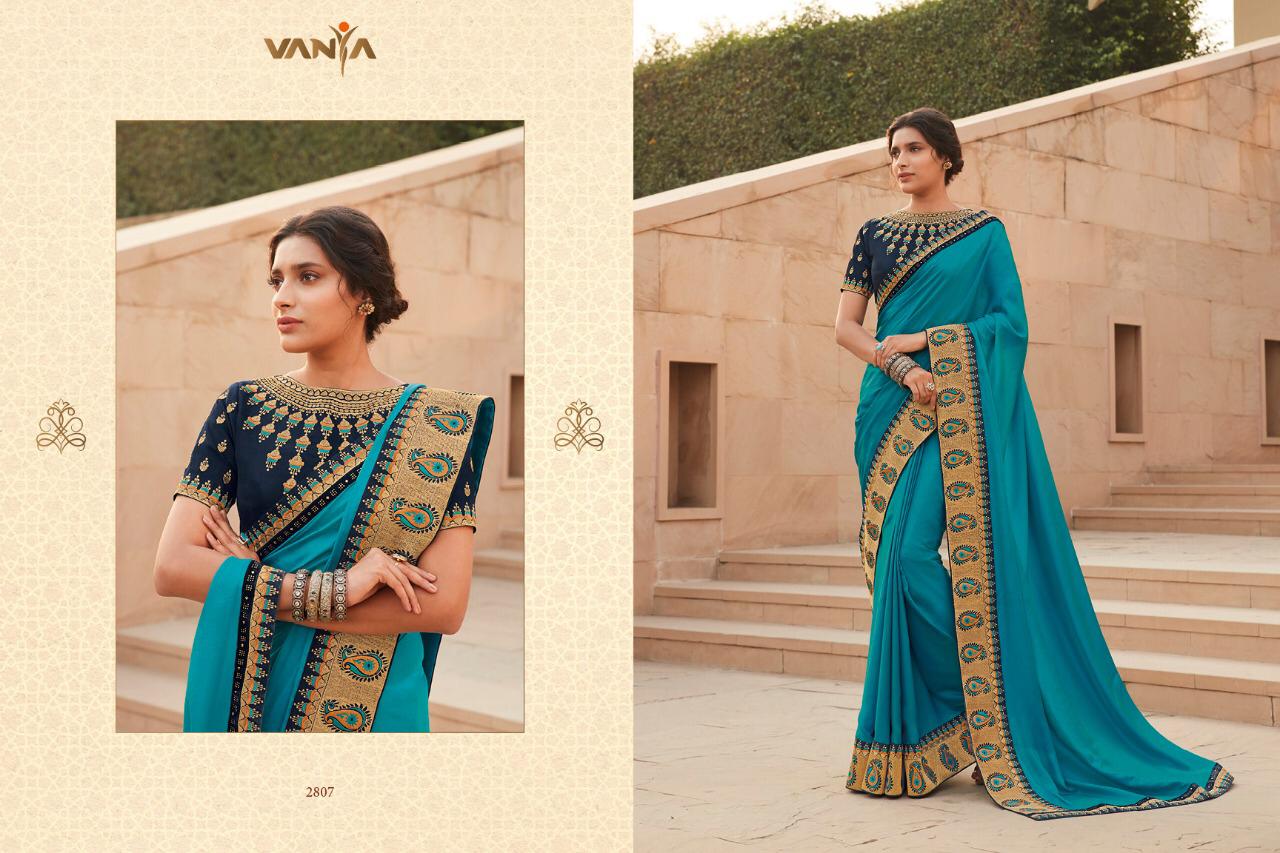 Vanya Launch Vanya Vol 18 2801-2816 Series Fancy Party Wear Designer Saree Catalogs