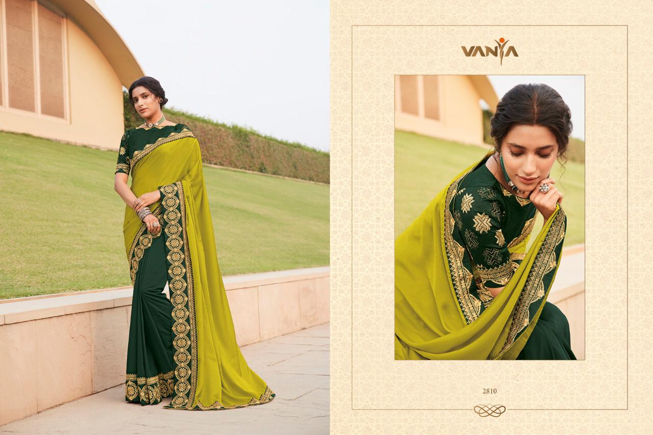 Vanya Launch Vanya Vol 18 2801-2816 Series Fancy Party Wear Designer Saree Catalogs