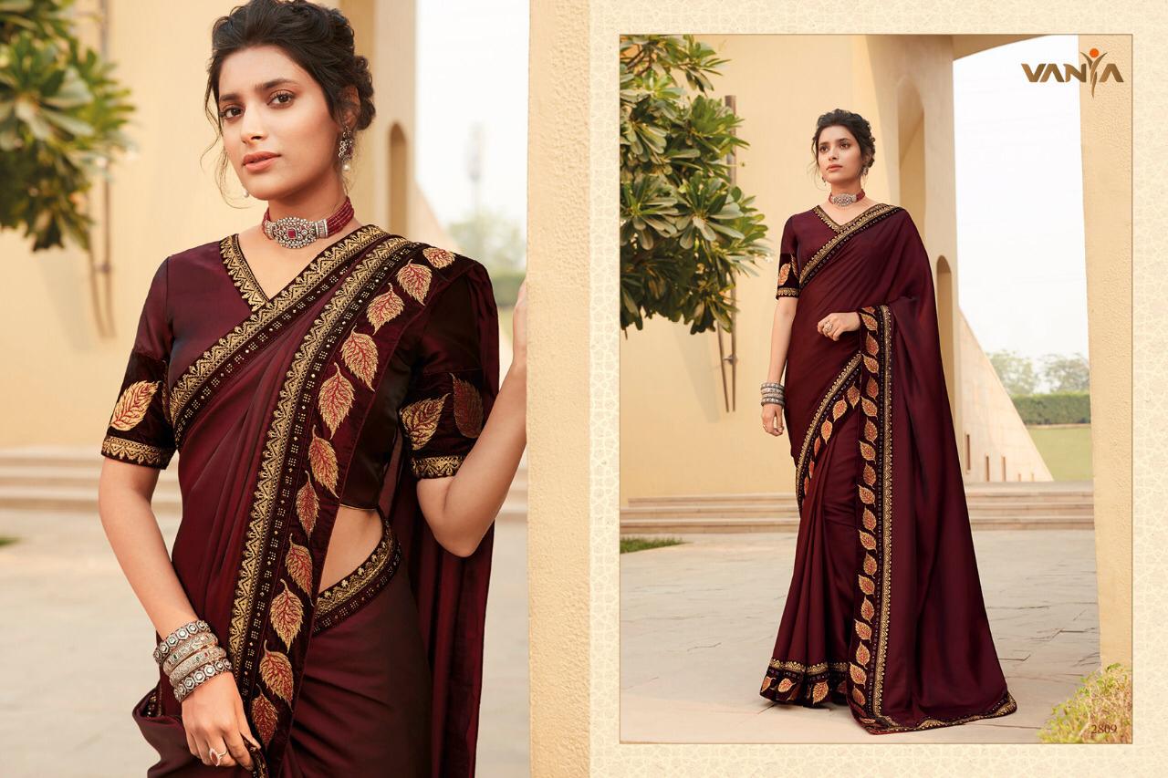 Vanya Launch Vanya Vol 18 2801-2816 Series Fancy Party Wear Designer Saree Catalogs