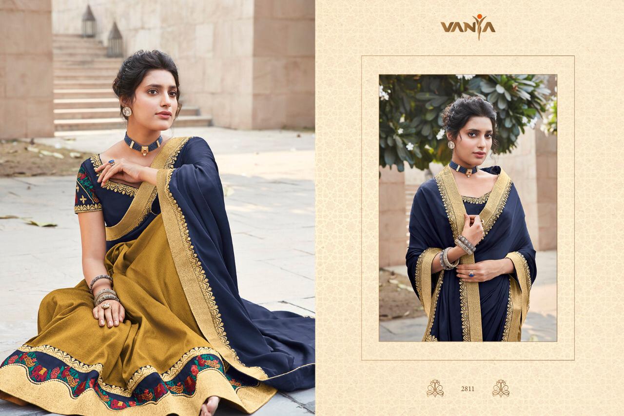 Vanya Launch Vanya Vol 18 2801-2816 Series Fancy Party Wear Designer Saree Catalogs