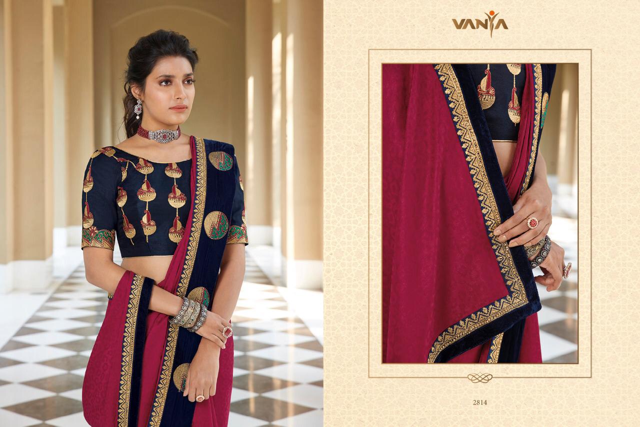Vanya Launch Vanya Vol 18 2801-2816 Series Fancy Party Wear Designer Saree Catalogs