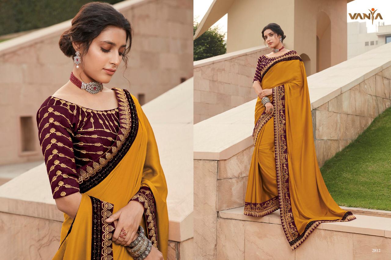 Vanya Launch Vanya Vol 18 2801-2816 Series Fancy Party Wear Designer Saree Catalogs