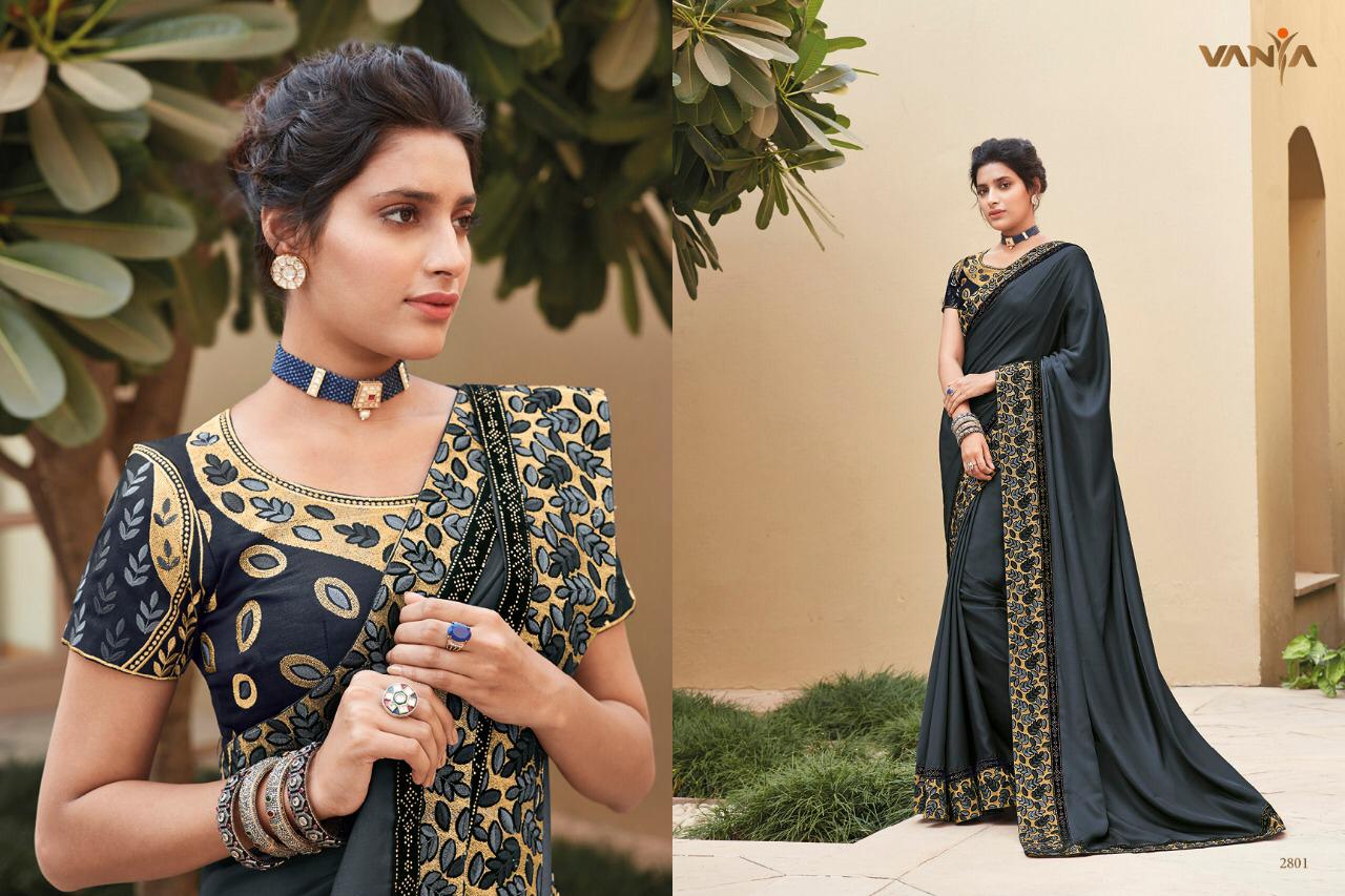 Vanya Launch Vanya Vol 18 2801-2816 Series Fancy Party Wear Designer Saree Catalogs