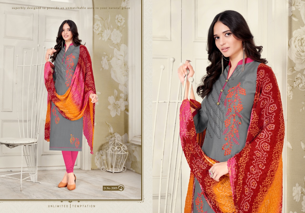 Fashion Floor Magic Vol 102 Modal With Beautiful Work Casual Wear Dress Materials