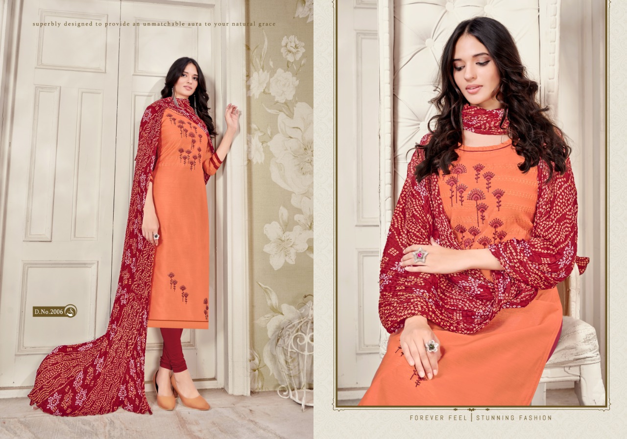 Fashion Floor Magic Vol 102 Modal With Beautiful Work Casual Wear Dress Materials