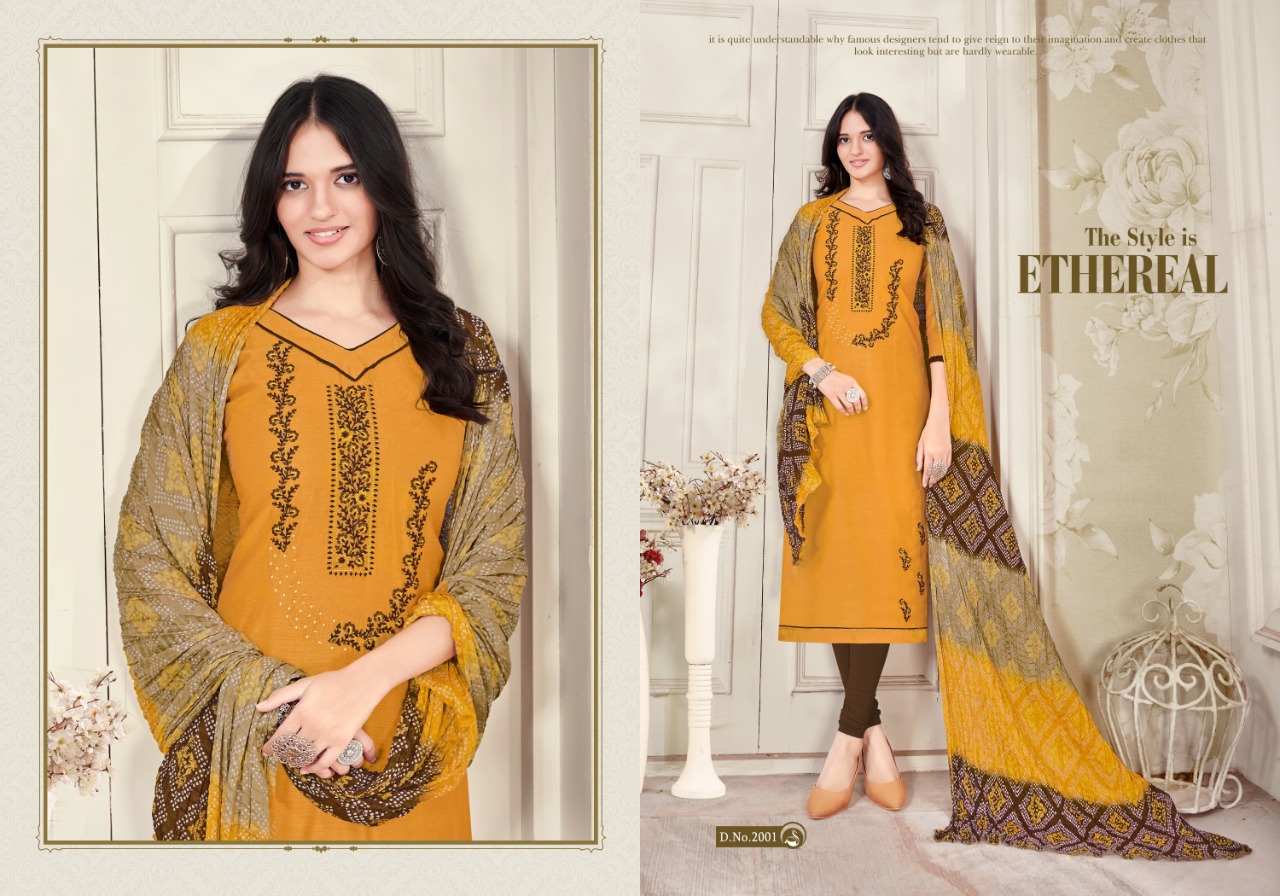 Fashion Floor Magic Vol 102 Modal With Beautiful Work Casual Wear Dress Materials