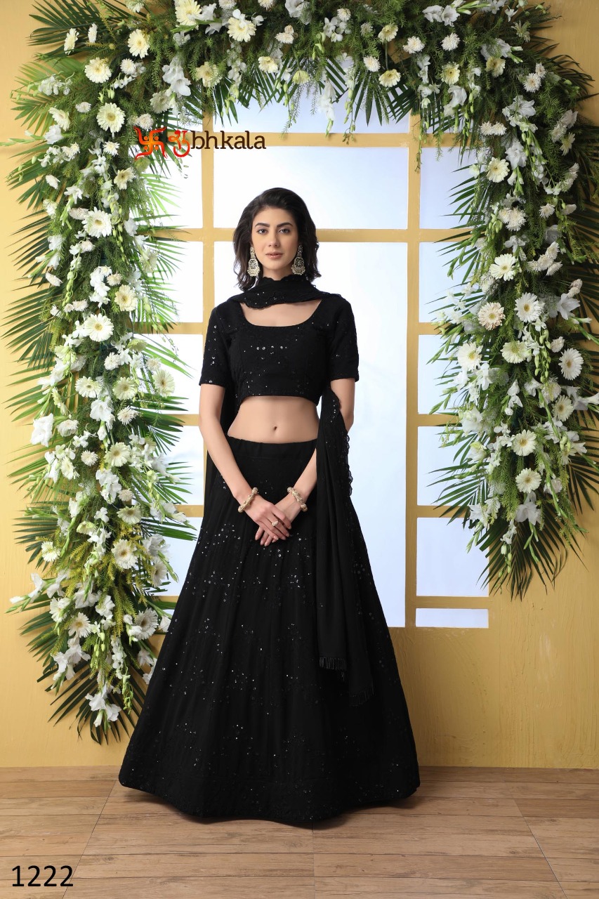 Guldasta Vol 5 By Shubhkala Georgette Designer Branded 1221-1225 Series Lehenga Collections