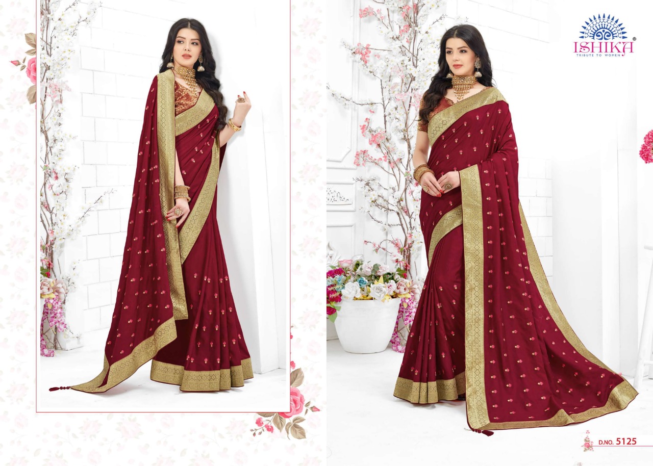 Ishika Launching Lavanya Fancy Latest Stylish Saree Branded Collections