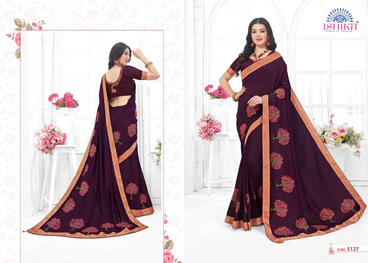 Ishika Launching Lavanya Fancy Latest Stylish Saree Branded Collections