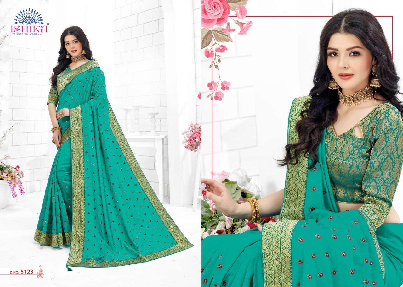 Ishika Launching Lavanya Fancy Latest Stylish Saree Branded Collections