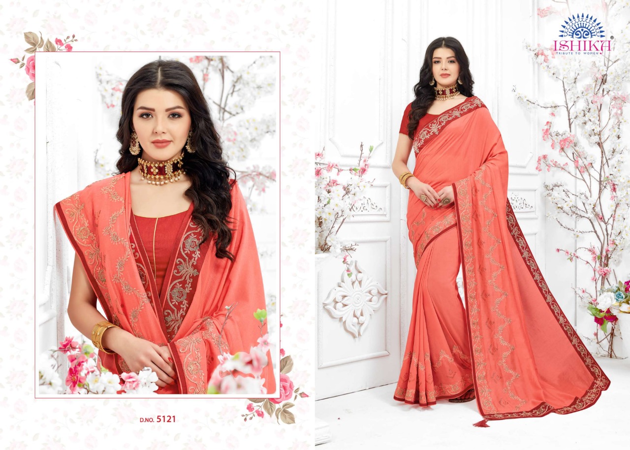 Ishika Launching Lavanya Fancy Latest Stylish Saree Branded Collections