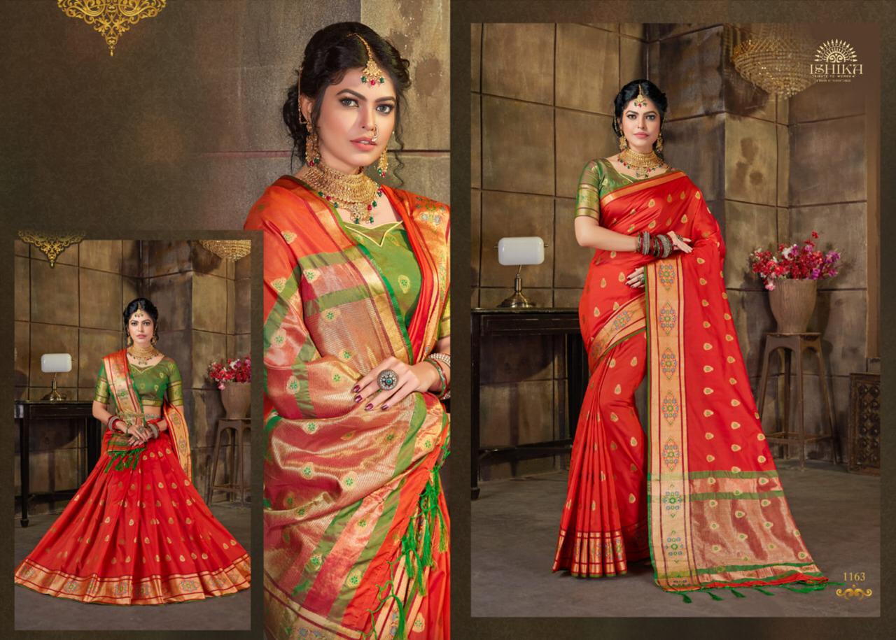 Ishika Presents Kailasa Silk Vol 2 1161-1168 Series Silk Traditional Wear Saree Catalogs