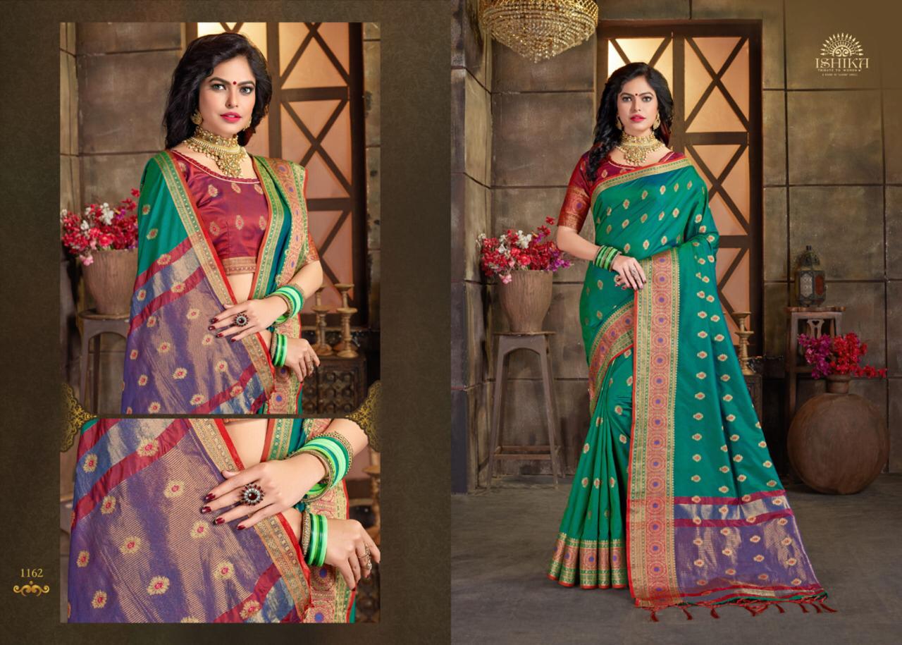 Ishika Presents Kailasa Silk Vol 2 1161-1168 Series Silk Traditional Wear Saree Catalogs