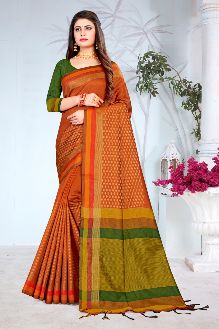 Ishika Saree Mukta Silk Indian Traditional Wear Fancy Silk Saree Catalogs Seller