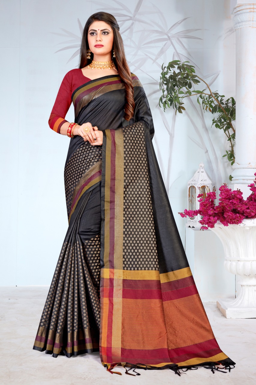 Ishika Saree Mukta Silk Indian Traditional Wear Fancy Silk Saree Catalogs Seller