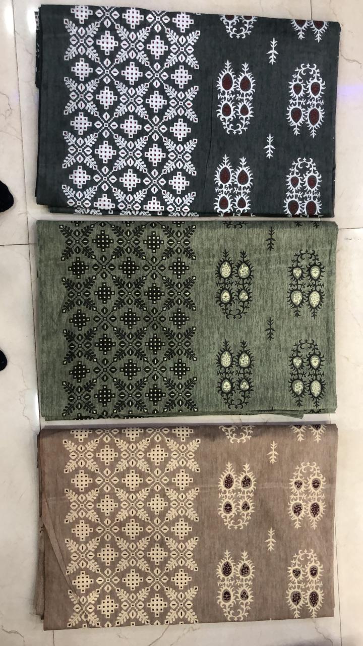 K4u Launch Inaaya King Size Cotton Attractive Design Bedsheet With Matching Pillow Cover