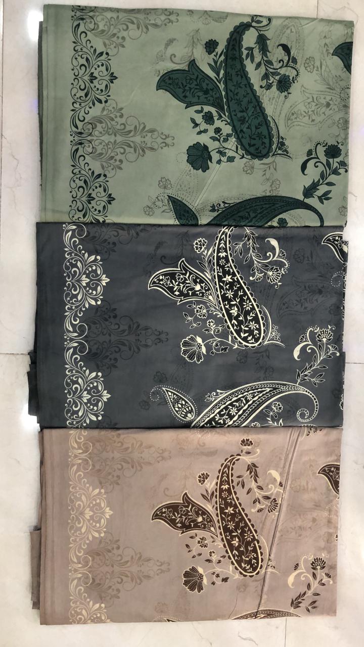 K4u Launch Inaaya King Size Cotton Attractive Design Bedsheet With Matching Pillow Cover