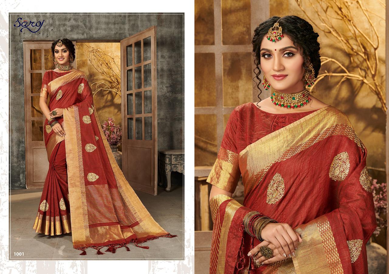 Kasturi Silk By Saroj Zari Silk With Rich Pallu Elegant Look Designer Saree Online Shopping