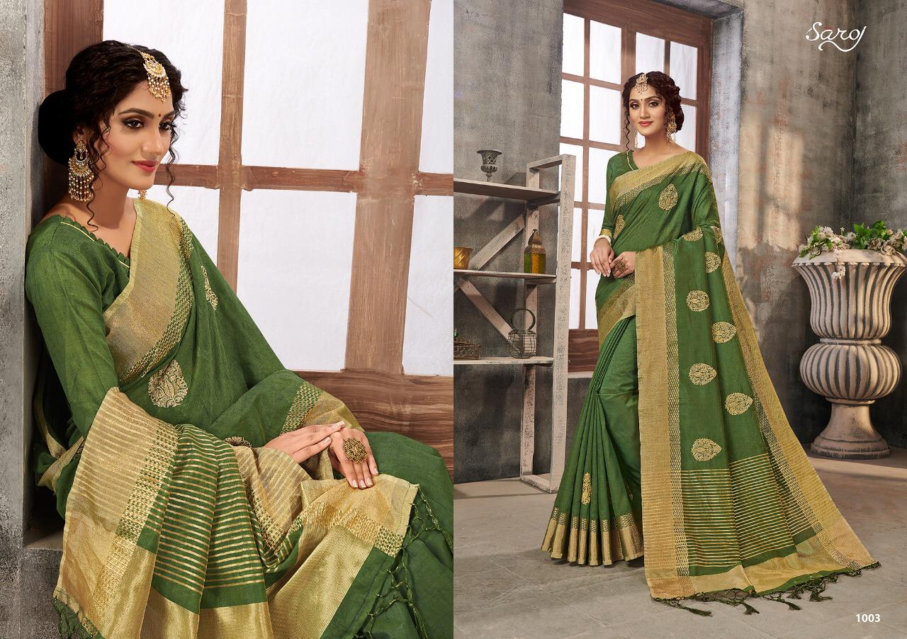 Kasturi Silk By Saroj Zari Silk With Rich Pallu Elegant Look Designer Saree Online Shopping
