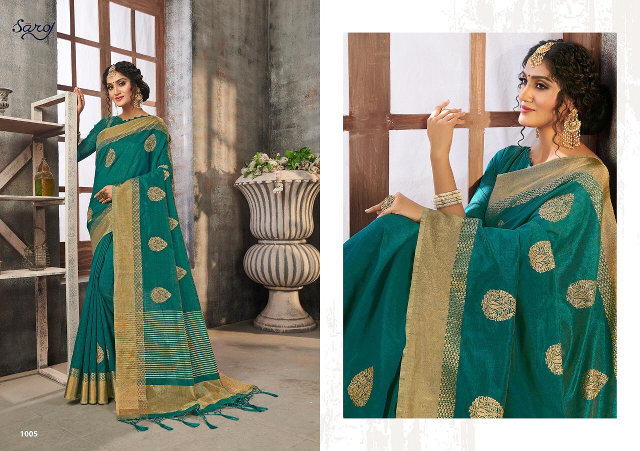 Kasturi Silk By Saroj Zari Silk With Rich Pallu Elegant Look Designer Saree Online Shopping