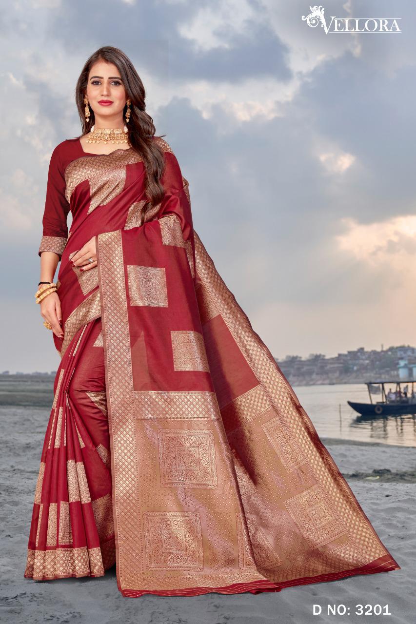 Kesari Exports Vellora Vol 22 Banarasi Silk Designer Saree Catalogs Seller In India