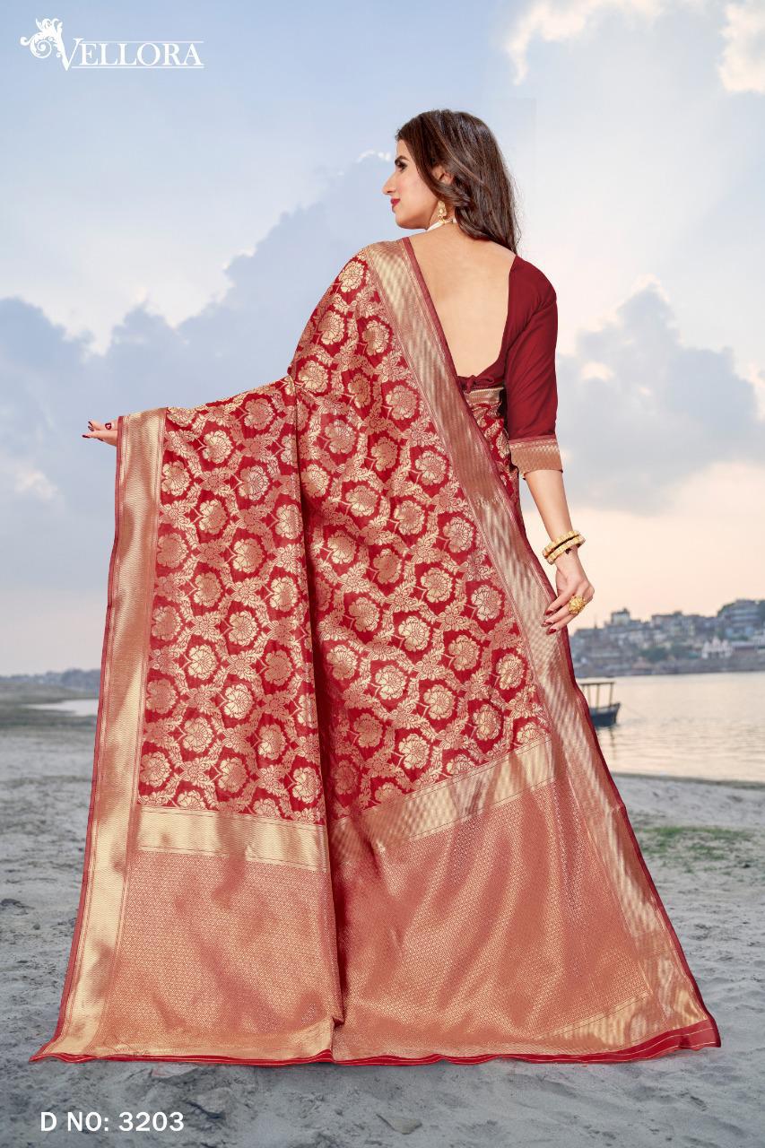 Kesari Exports Vellora Vol 22 Banarasi Silk Designer Saree Catalogs Seller In India