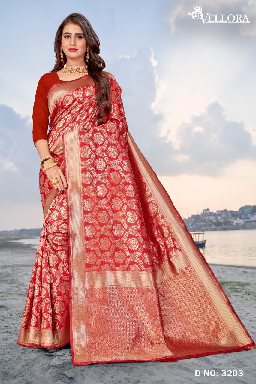 Kesari Exports Vellora Vol 22 Banarasi Silk Designer Saree Catalogs Seller In India