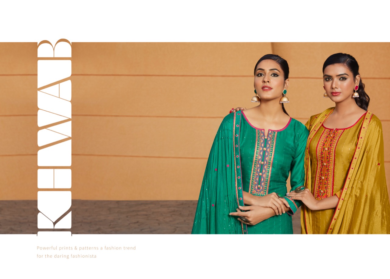 Khwab By Kurti Times Pure Maslin Handwork Kurti With Digital Work Dupataa Collection