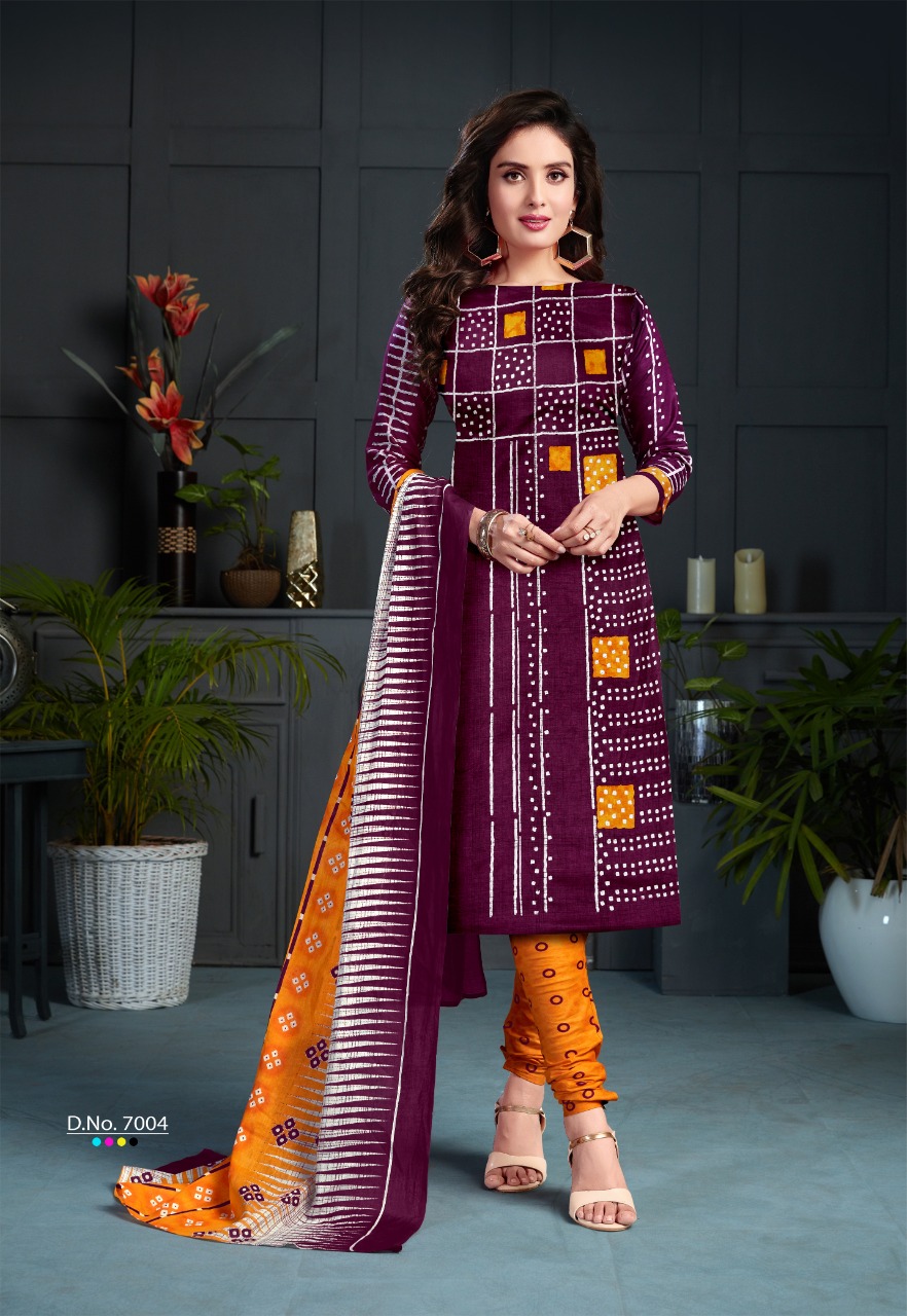 Laadki Vol 7 By Shreenath Creation Casual Wear Cotton Salwar Kameez In Surat Market
