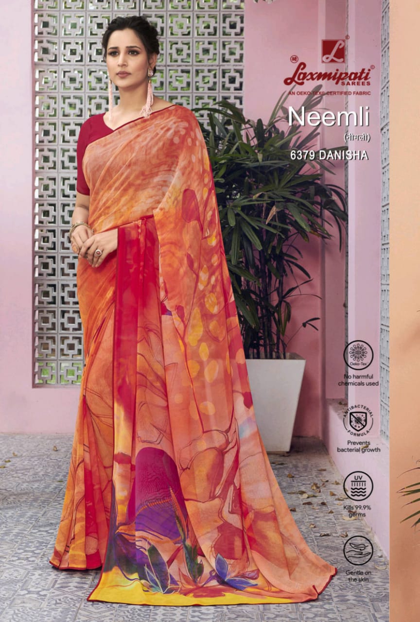 Laxmipati Saree Neemli Exclusive New Design Print Fancy Saree At Surat Textile Market