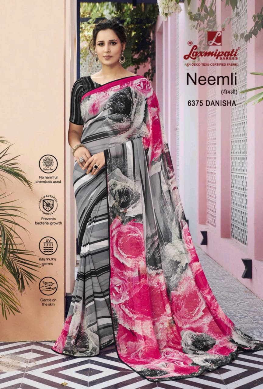 Laxmipati Saree Neemli Exclusive New Design Print Fancy Saree At Surat Textile Market