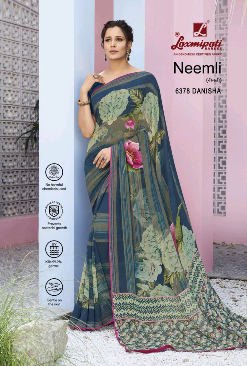 Laxmipati Saree Neemli Exclusive New Design Print Fancy Saree At Surat Textile Market