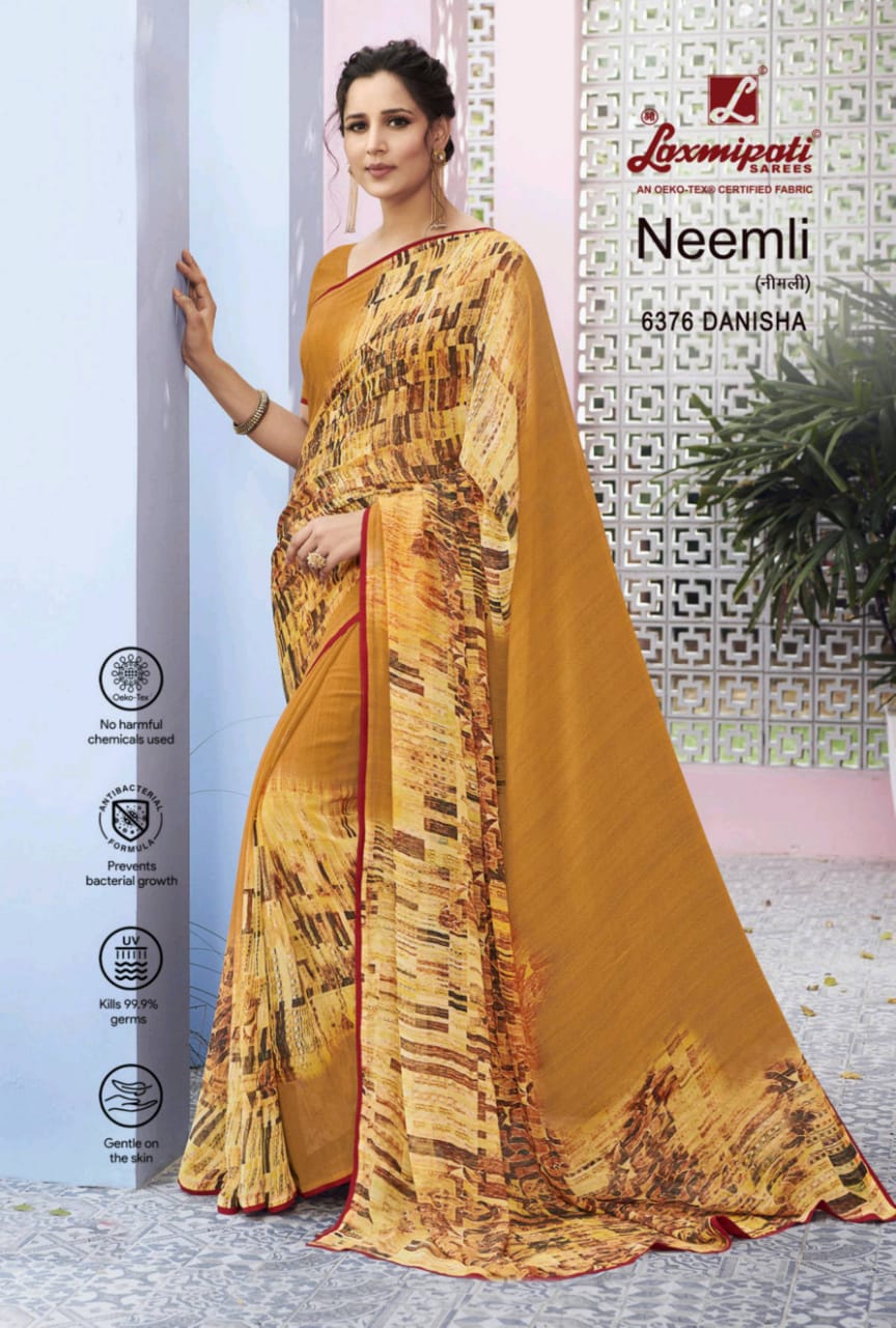 Laxmipati Saree Neemli Exclusive New Design Print Fancy Saree At Surat Textile Market