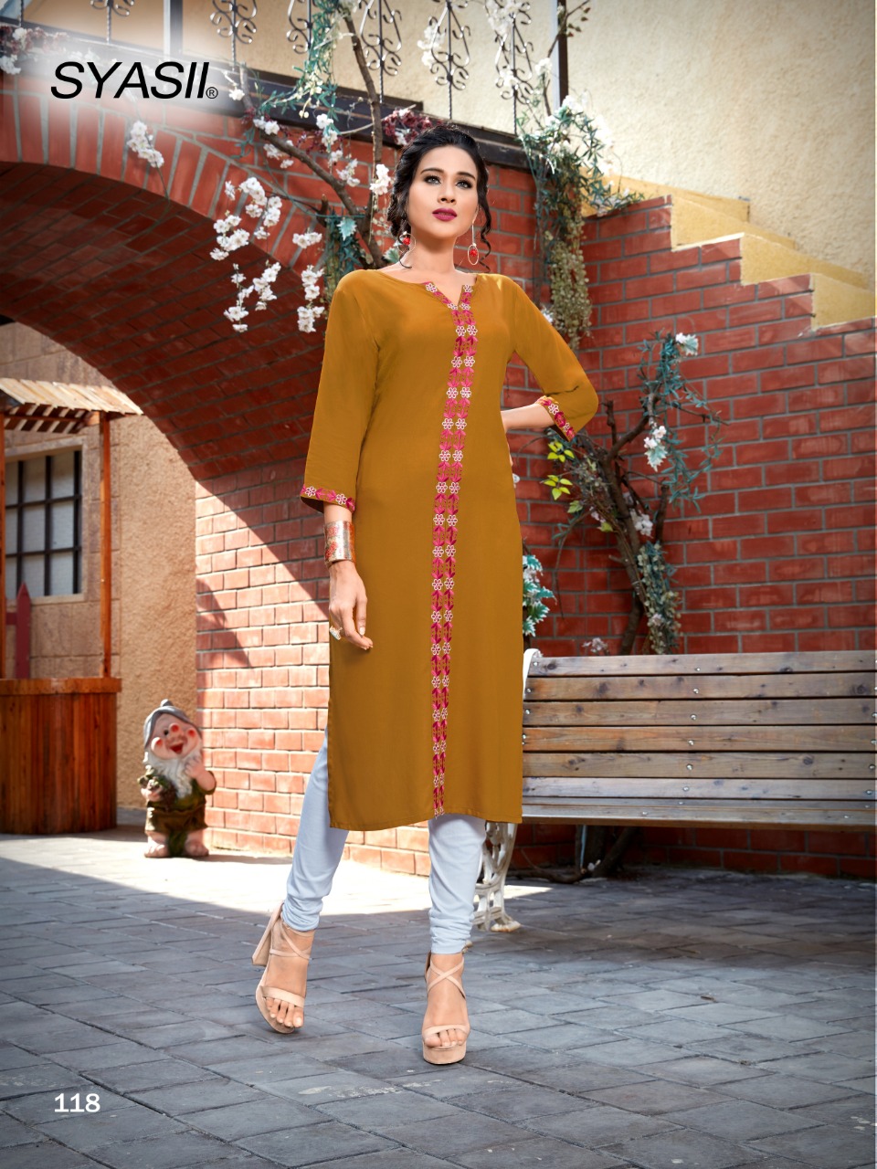 Maryam By Syasii Designer Latest Formal Wear Rayon Kurti Catalogs At Chipest Price