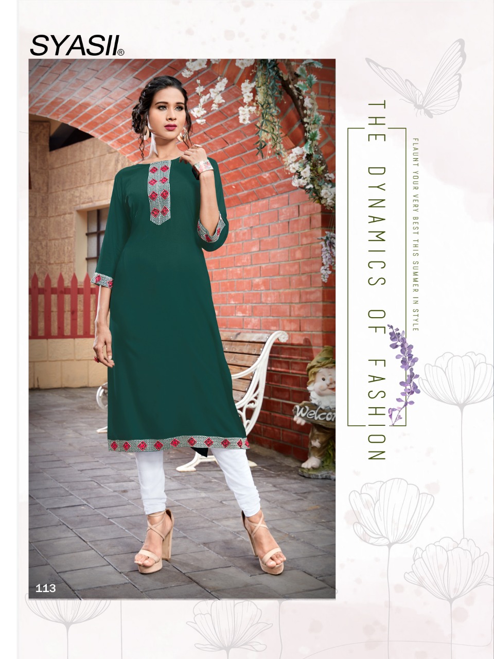Maryam By Syasii Designer Latest Formal Wear Rayon Kurti Catalogs At Chipest Price
