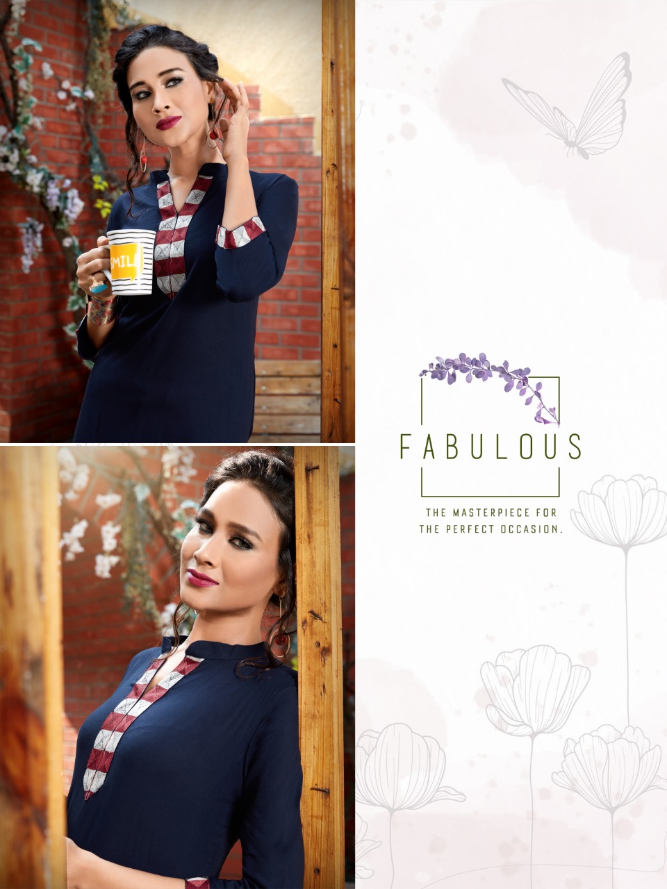 Maryam By Syasii Designer Latest Formal Wear Rayon Kurti Catalogs At Chipest Price