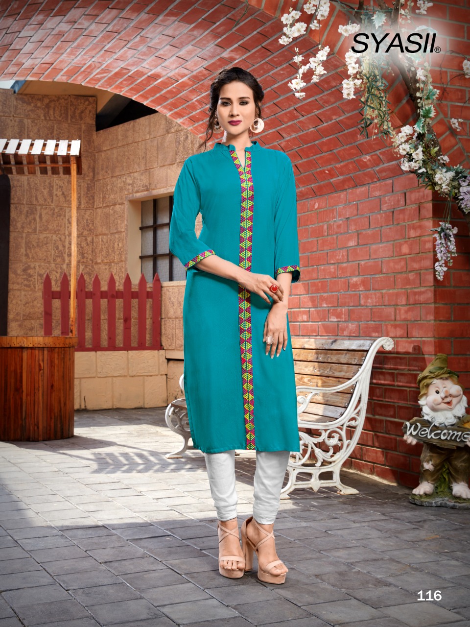 Maryam By Syasii Designer Latest Formal Wear Rayon Kurti Catalogs At Chipest Price