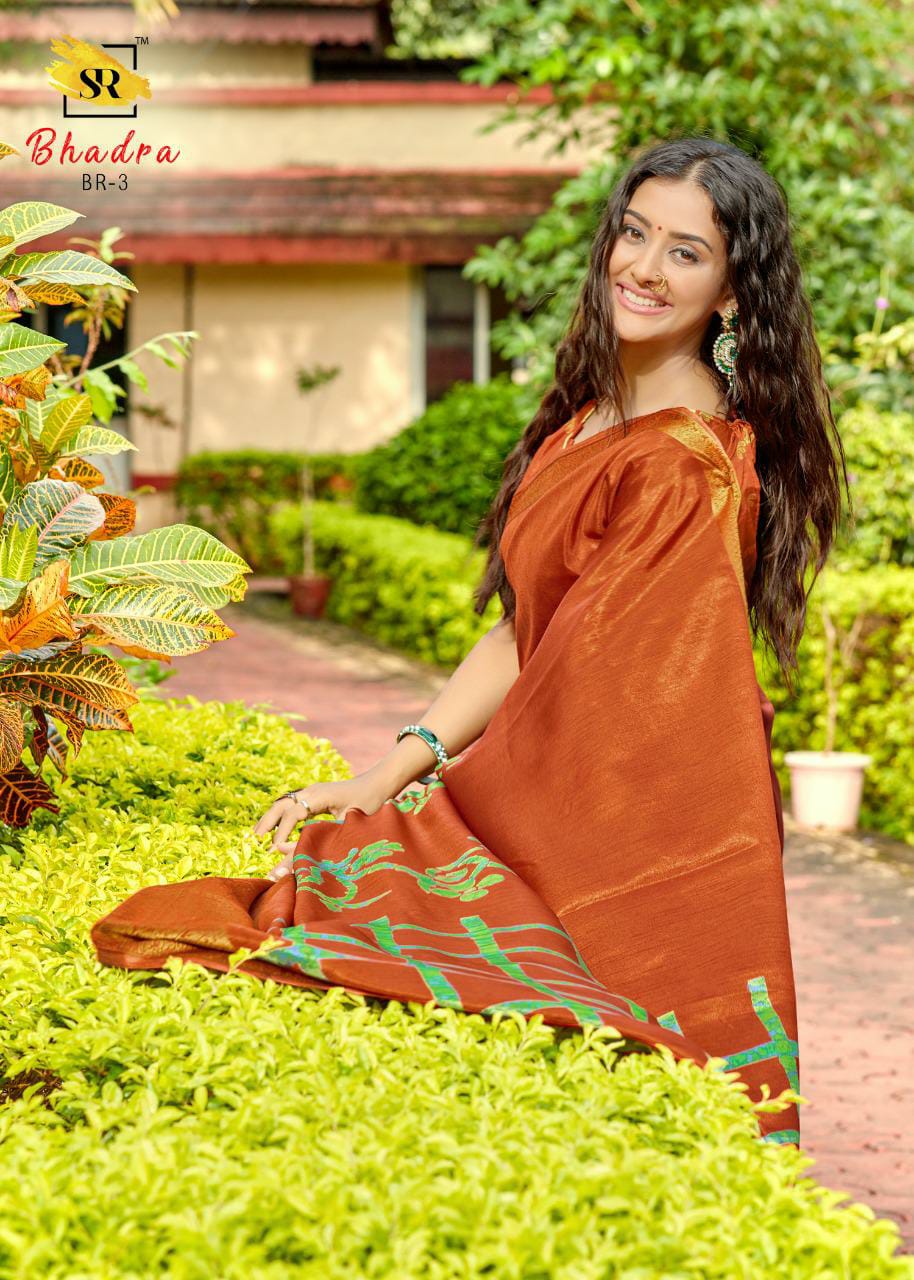 Sr Launching Bhadra Pure Dola Viscose Border Exclusive Saree Online Catalogs Seller