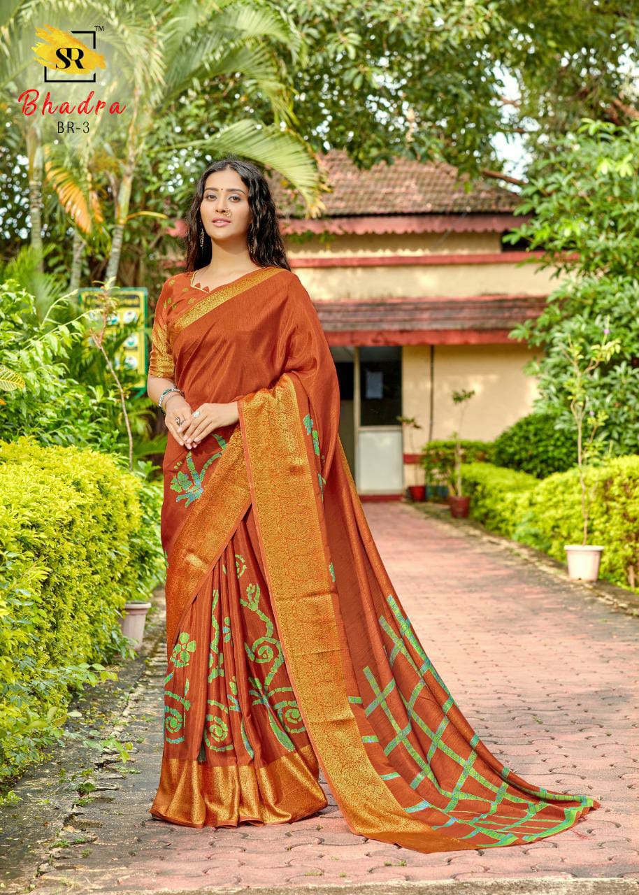 Sr Launching Bhadra Pure Dola Viscose Border Exclusive Saree Online Catalogs Seller
