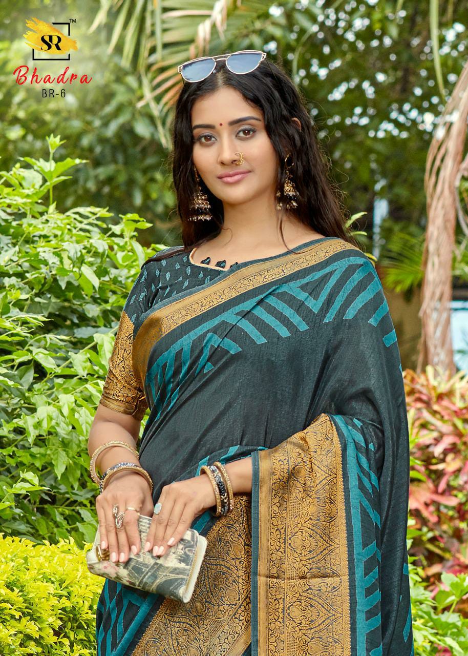 Sr Launching Bhadra Pure Dola Viscose Border Exclusive Saree Online Catalogs Seller