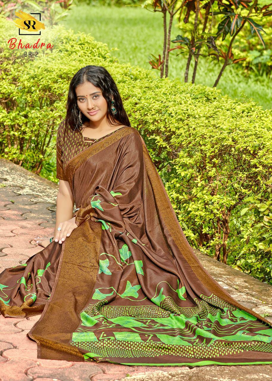 Sr Launching Bhadra Pure Dola Viscose Border Exclusive Saree Online Catalogs Seller