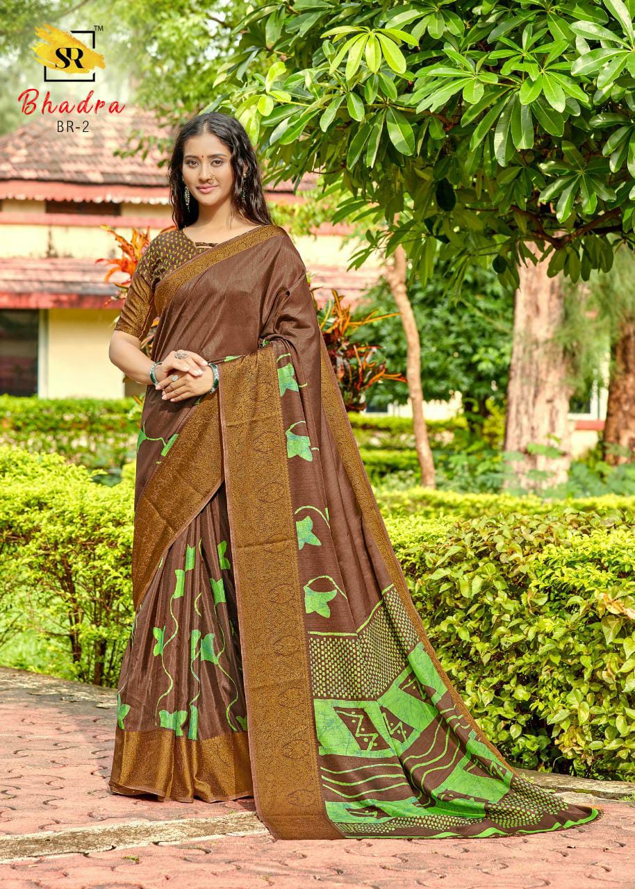 Sr Launching Bhadra Pure Dola Viscose Border Exclusive Saree Online Catalogs Seller