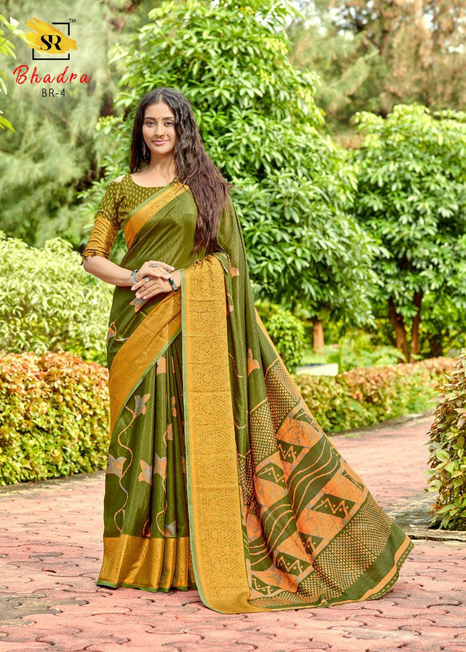 Sr Launching Bhadra Pure Dola Viscose Border Exclusive Saree Online Catalogs Seller