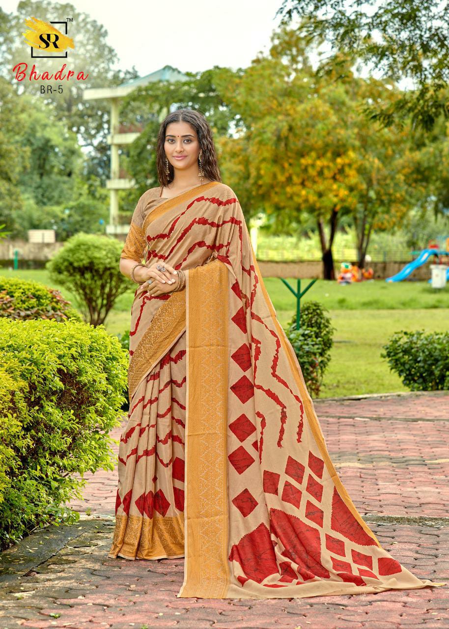 Sr Launching Bhadra Pure Dola Viscose Border Exclusive Saree Online Catalogs Seller