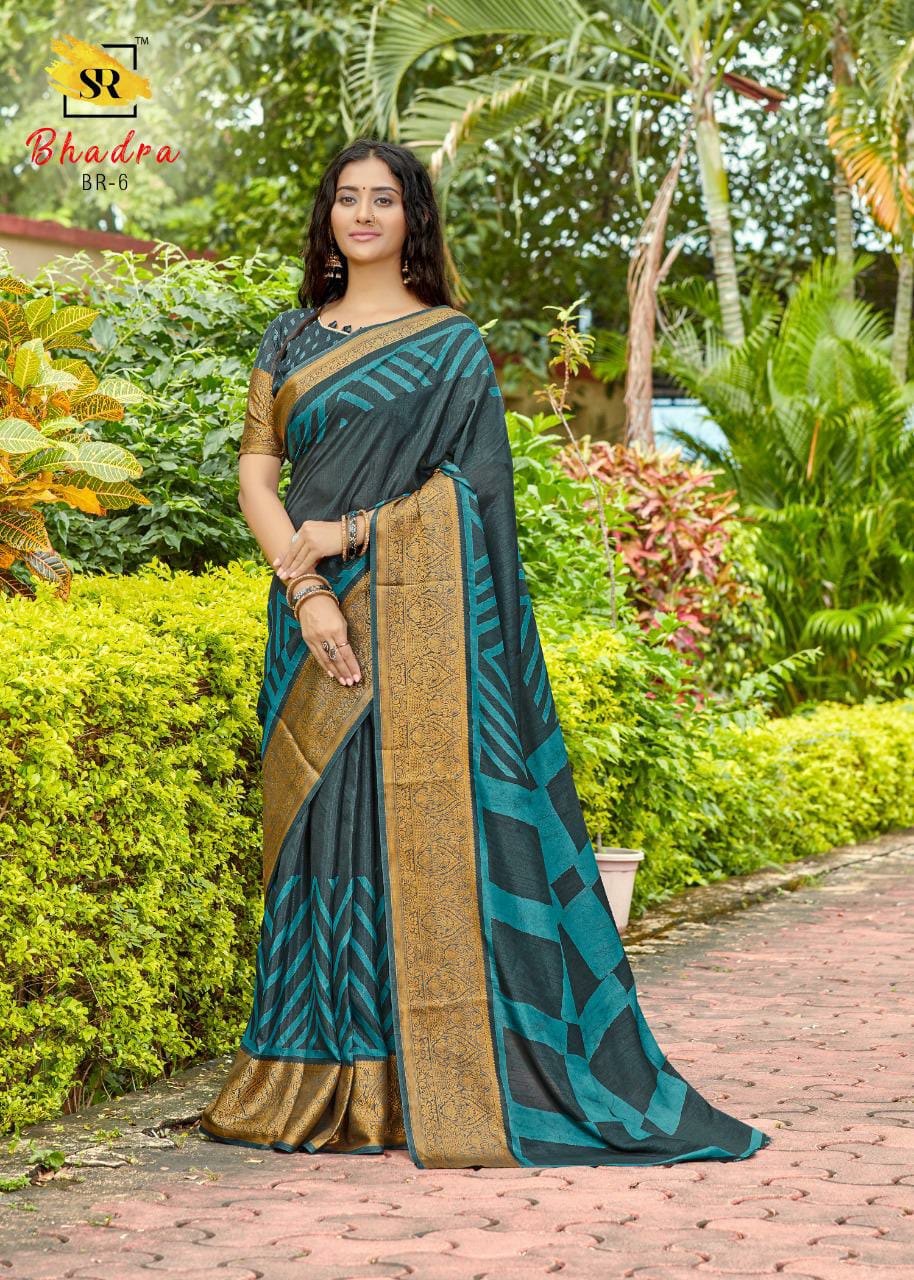 Sr Launching Bhadra Pure Dola Viscose Border Exclusive Saree Online Catalogs Seller