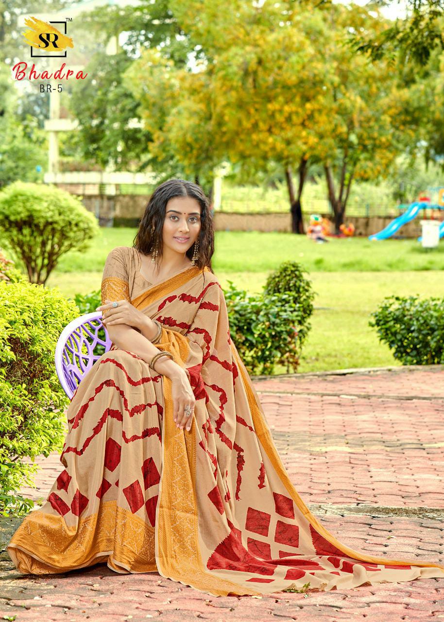 Sr Launching Bhadra Pure Dola Viscose Border Exclusive Saree Online Catalogs Seller